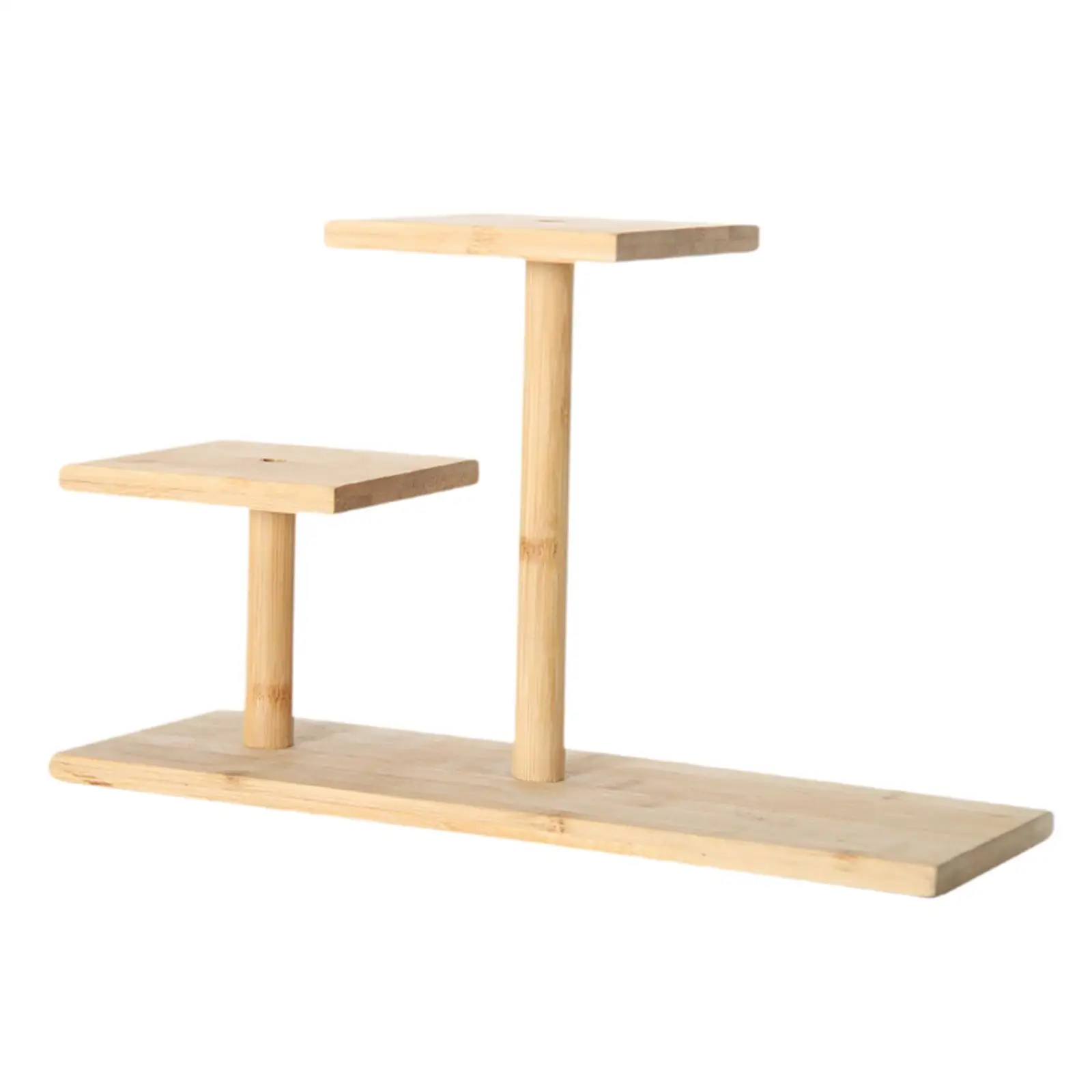 Maceta pequeña de madera para macetas, soporte moderno para macetas, balcón, escritorio, interior, hogar, oficina - imagen 4