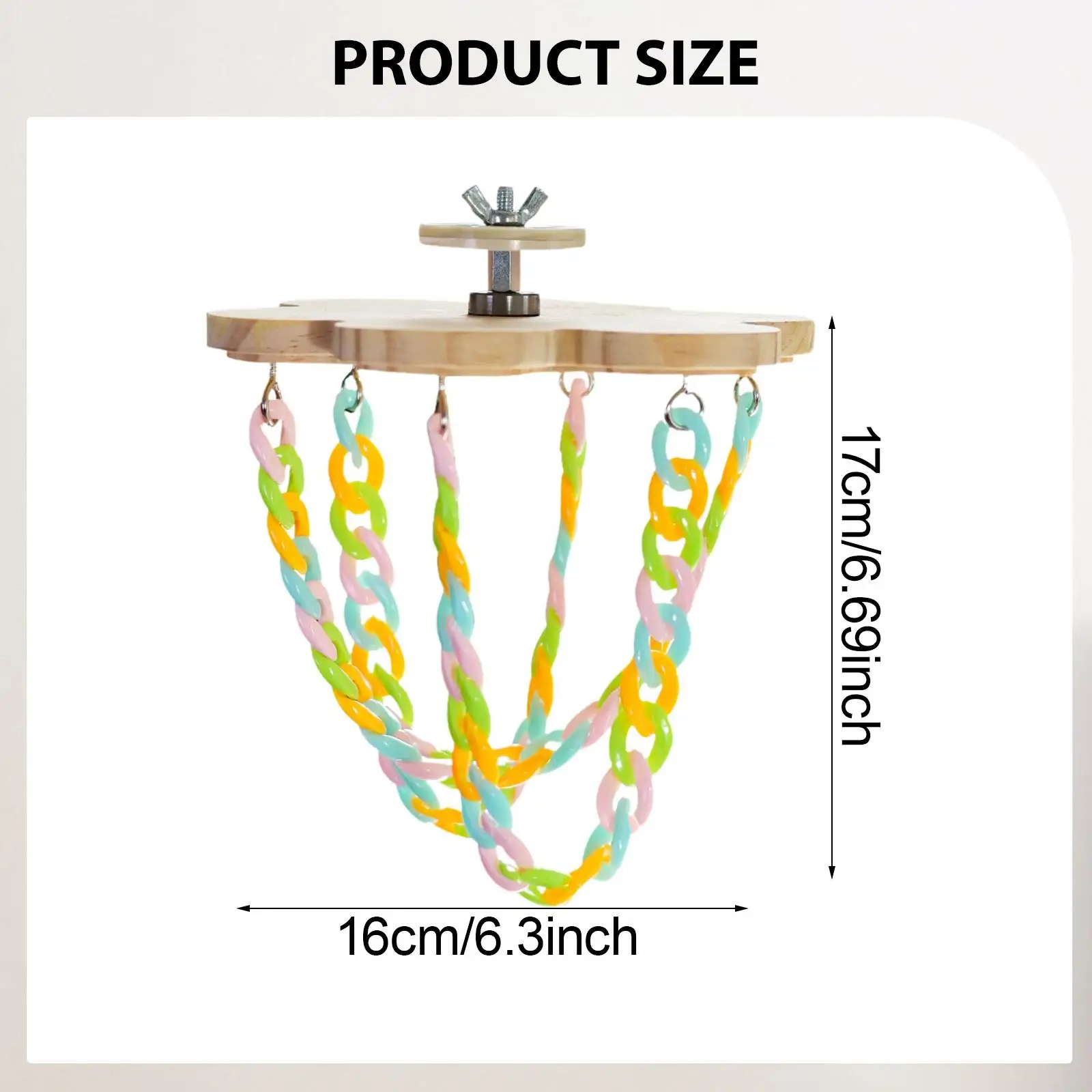 Sugar Glider Climbing Toy, Sturdy Colorful Chains Hanging Toy for Small Animals, Birds Sugar Glider Climbing Toy, Sturdy Colorful Chains Hanging Toy for Small Animals, Birds