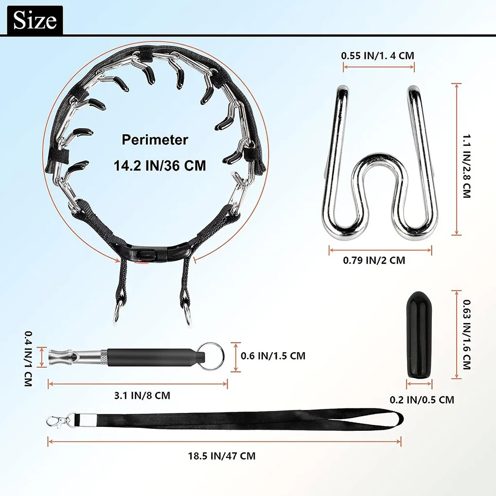 Collar de Choke para perros, accesorio reflectante cubierto con pinchos, hebilla ajustable para entrenamiento de perros pequeños y grandes - imagen 3