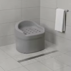 Silla de ducha antideslizante para perros – Resistente y con drenaje