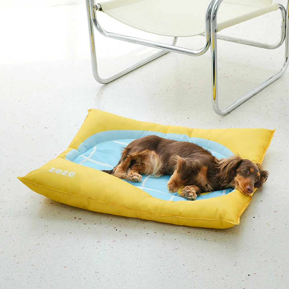 Cama refrescante de seda para perros Dachshund – Verano transpirable - imagen 5
