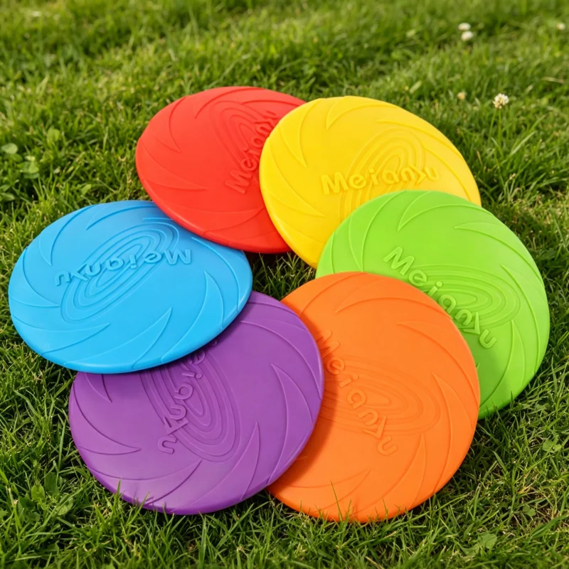 Discos voladores goma suave para perros grandes – Resistente a mordidas - imagen 5