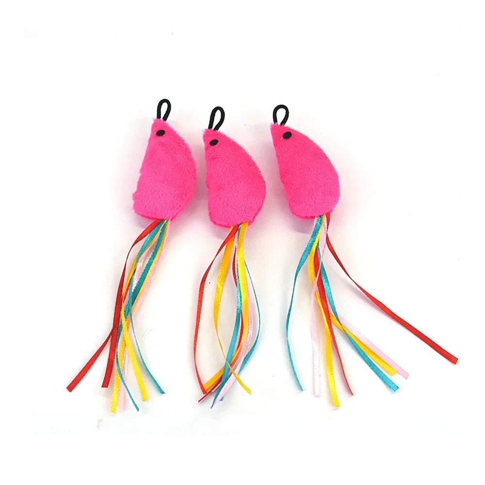 Juguete para Gato, ratón pequeño, cabezal de repuesto, palo divertido para gato, juguete de peluche para gato, cabezal de repuesto para caña de pescar - imagen 3