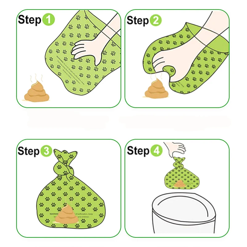 Bolsa de basura biodegradable para mascotas, dispensador de heces para perros y gatos, suministros para mascotas - imagen 2