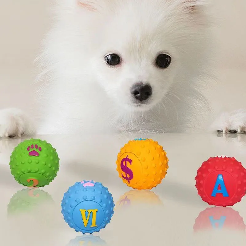 Juguete chirriante para perros - Pelota interactiva y masticable - imagen 4