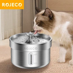 Dispensador de agua para perros y gatos con bomba acero inoxidable