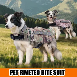 Ropa antimordeduras con juntas y clavos para perros – Aire libre