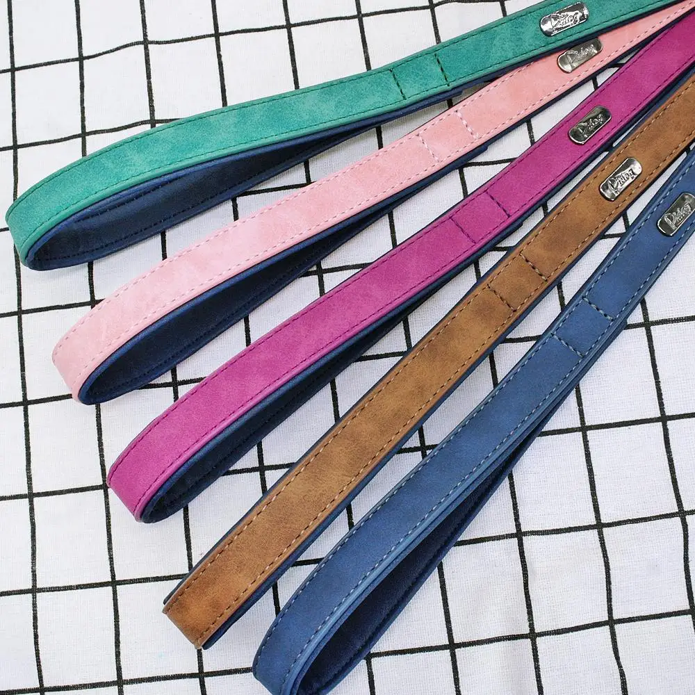 Arnés de Correa para Perro con Correa de Cuero y Cinturón de Cuerda de Entrenamiento para Perros Pequeños, Medianos y Grandes - imagen 3