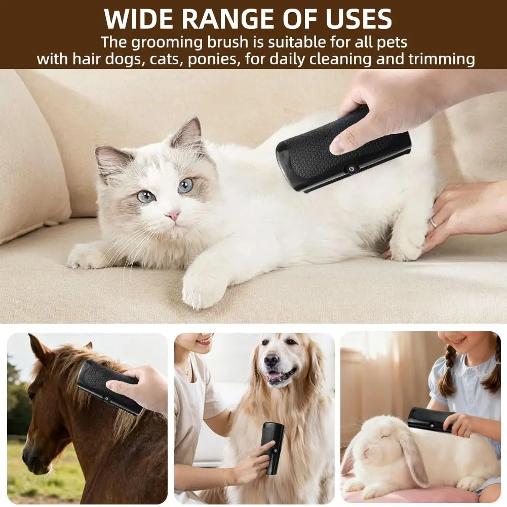 Cepillo para perros y gatos – Elimina pelo muerto, reduce picazón - imagen 2