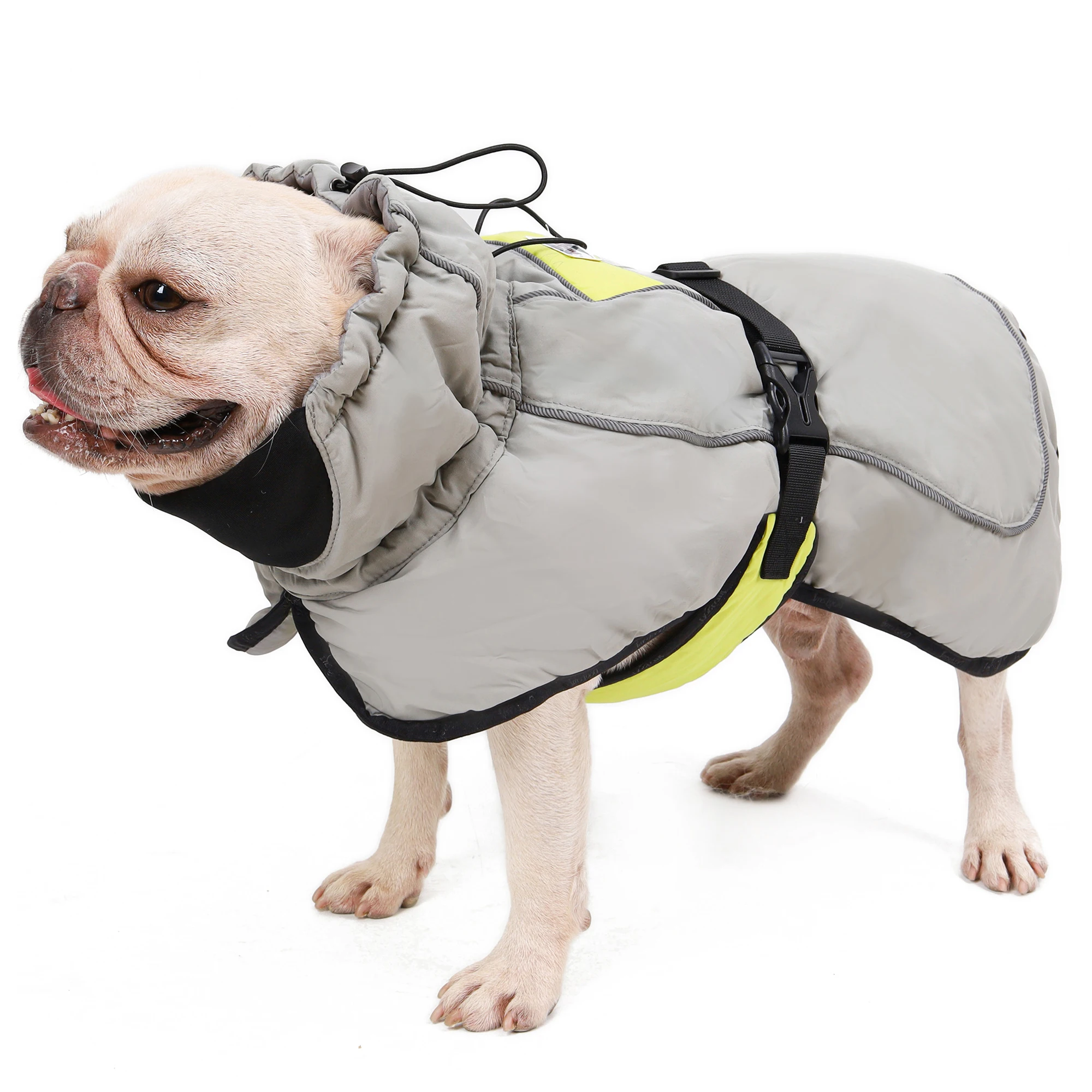 Ropa de invierno para perros, chaqueta gruesa acolchada, impermeable, cálida para perros medianos y grandes, abrigo reflectante de seguridad para mascotas, Parka para exteriores a prueba de nieve