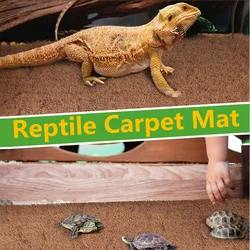 Estera Natural para gatear para mascotas, caja de cría de tortugas, paisajismo, tanque de selva tropical, paisaje, estera de Palma de coco Natural, 30x30cm, 1 ud.