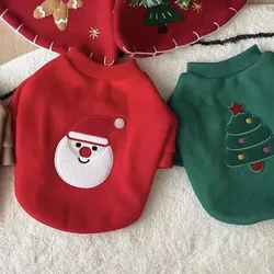 Sudadera navideña con capucha para perros y gatos pequeños