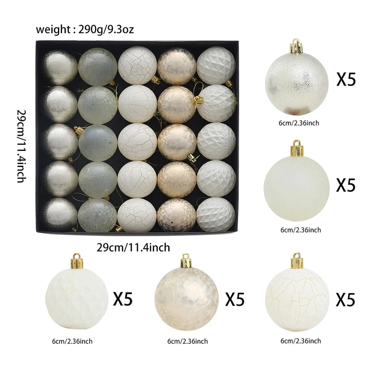 25 Pieces Hanging Balls, Shatterproof Reusable Xmas Tree Baubles, Christmas Ball Ornaments for Graduation Party Outdoor Decor 25 Pieces Hanging Balls, Shatterproof Reusable Xmas Tree Baubles, Christmas Ball Ornaments for Graduation Party Outdoor Decor