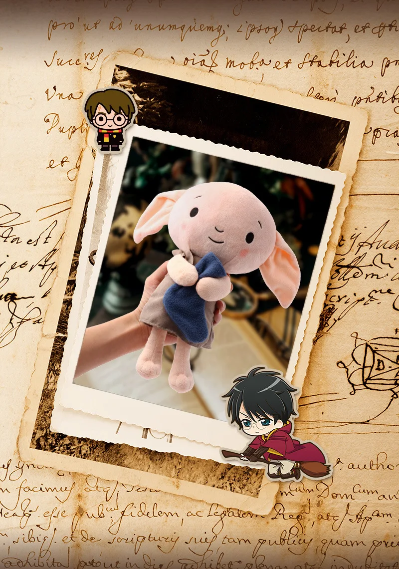 Peluche de Dobby en decoración de habitación