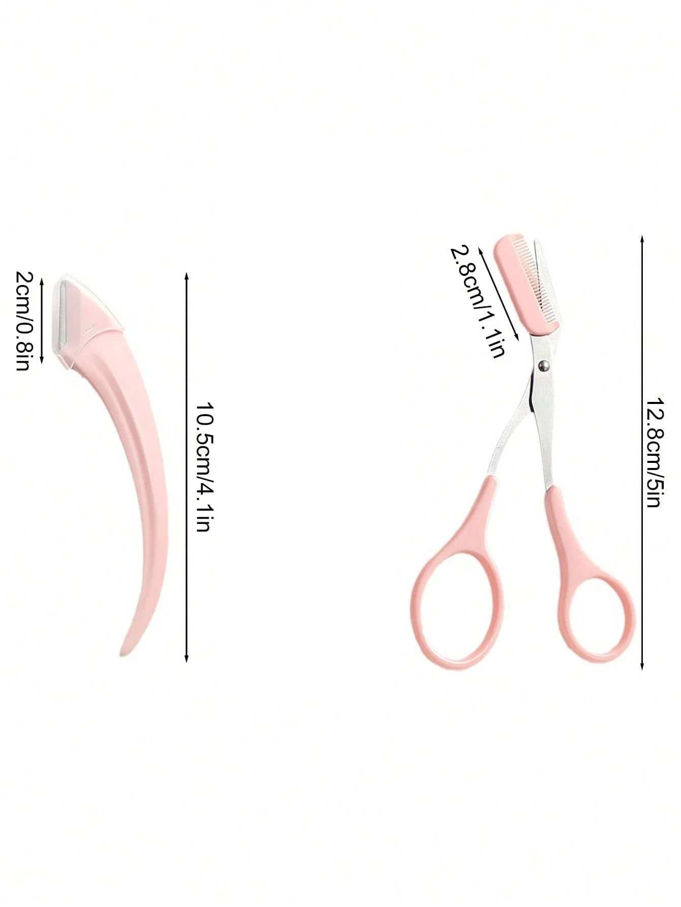 Afeitador plegable para cejas con recortador - uso facil seguro rapido - imagen 3