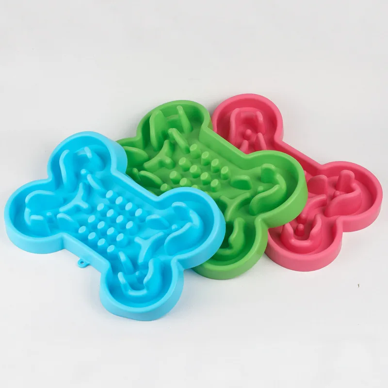 Cuenco de goma suave y saludable para perro y gato, alimentador lento de comida, antideslizante, comedero de viaje - imagen 4