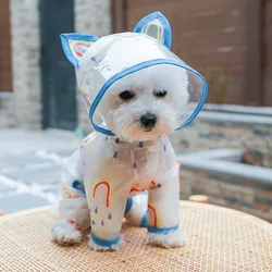 Chubasquero impermeable con capucha para perros