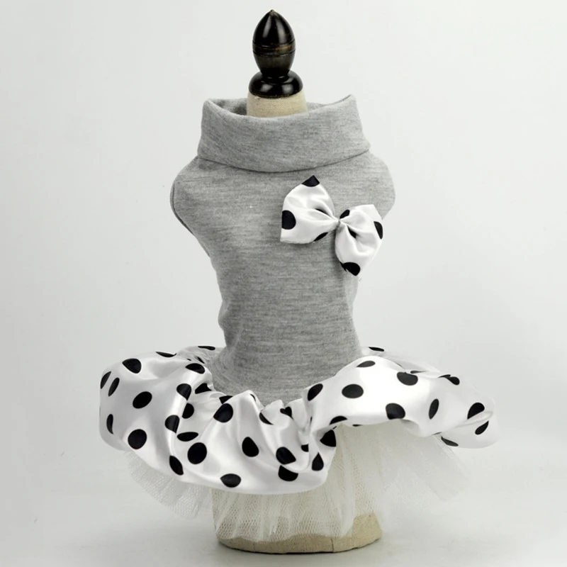 Vestidos de princesa de boda bordados de lujo para perros pequeños, ropa para cachorros, Pomerania, ropa para cachorros Yorkie, traje para gatos, verano - imagen 5