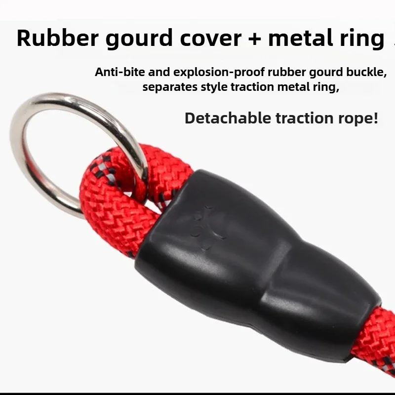 Collar antideslizante reflectante para perros, Collar para entrenamiento de mascotas, grande y mediano, tapón para caminar al aire libre, collares para cachorros, suministros deslizantes para mascotas - imagen 4