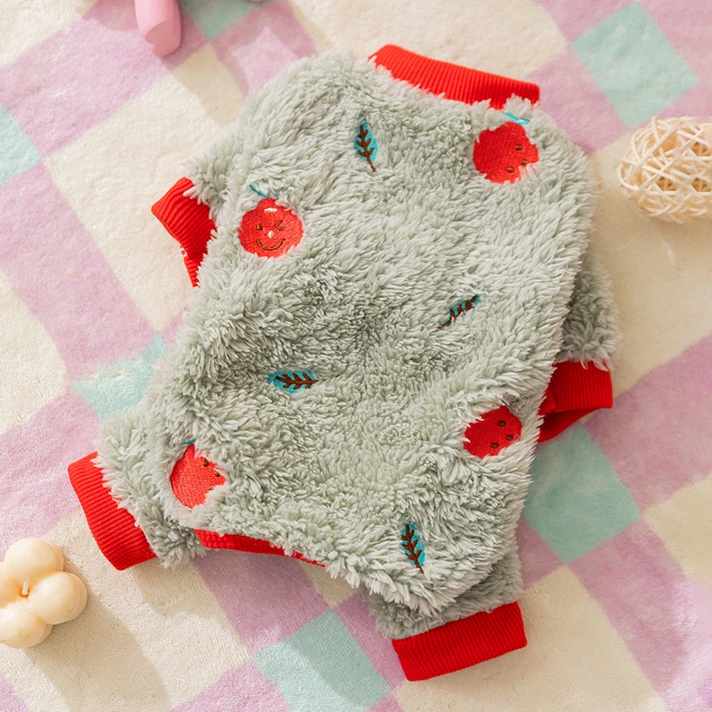 Sudadera de terciopelo para perros pequeños Corgi y Chihuahua - imagen 5