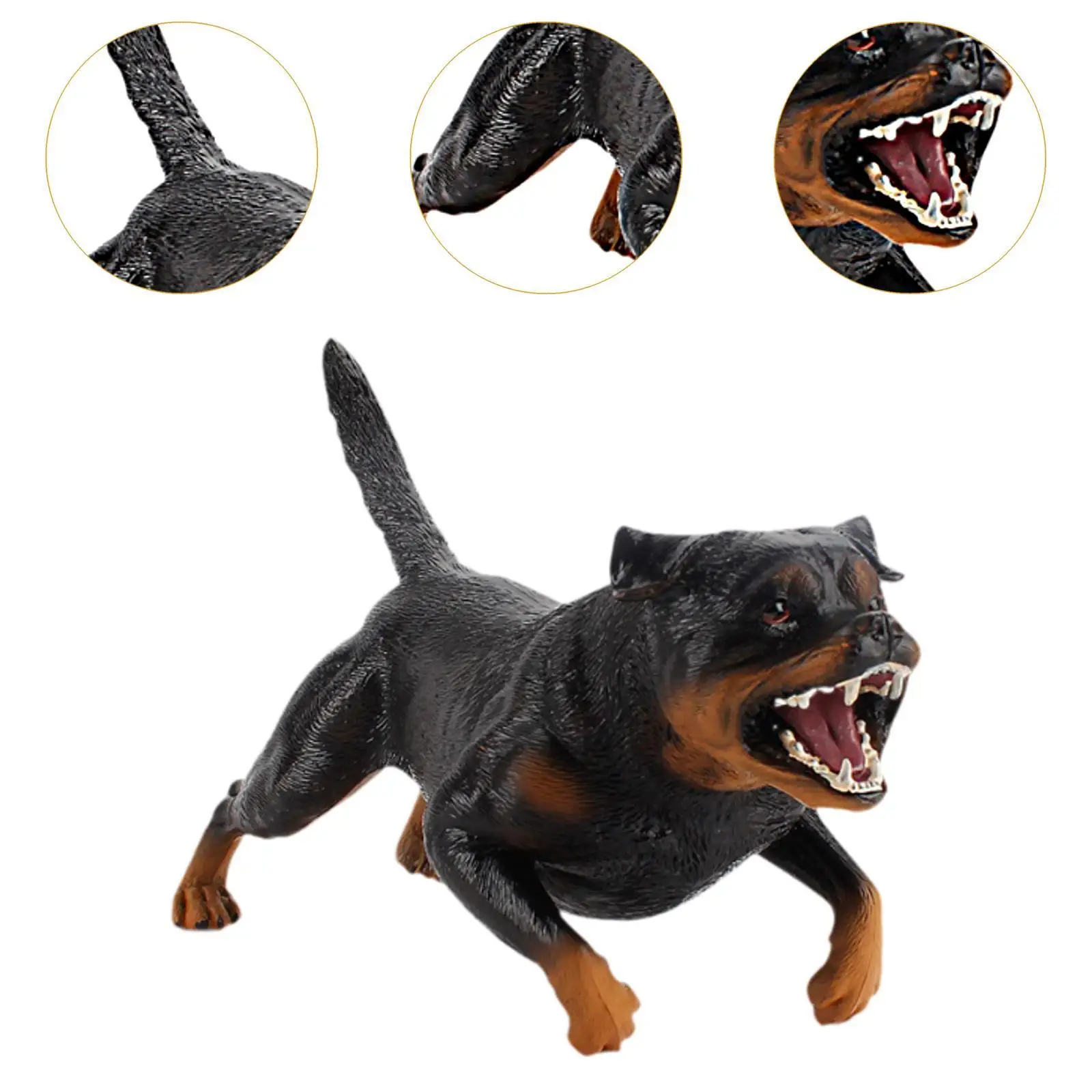 Dog Figurine Statue Art Decoration Weather Resistant Collectible Garden Statue for Indoor Outdoor Yard Garden Gift Home Decor