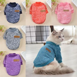 Sudadera con capucha para perros y gatos pequeños - colores variados