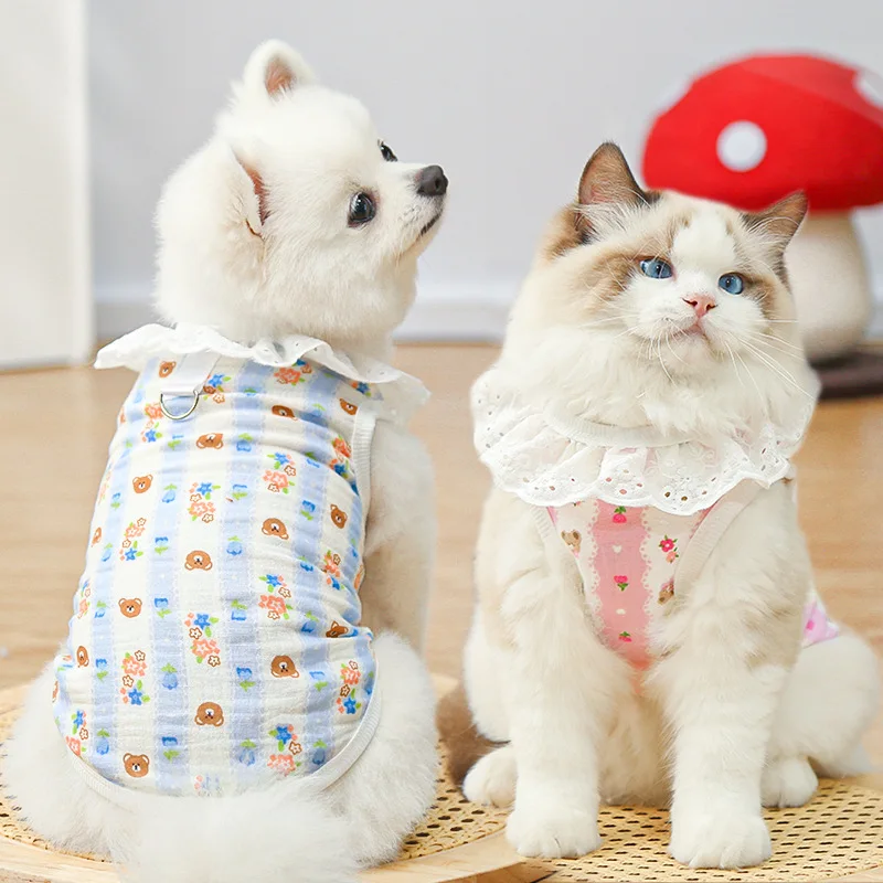 Ropa de verano ligera para perros y gatos, incluido Chihuahua - imagen 3