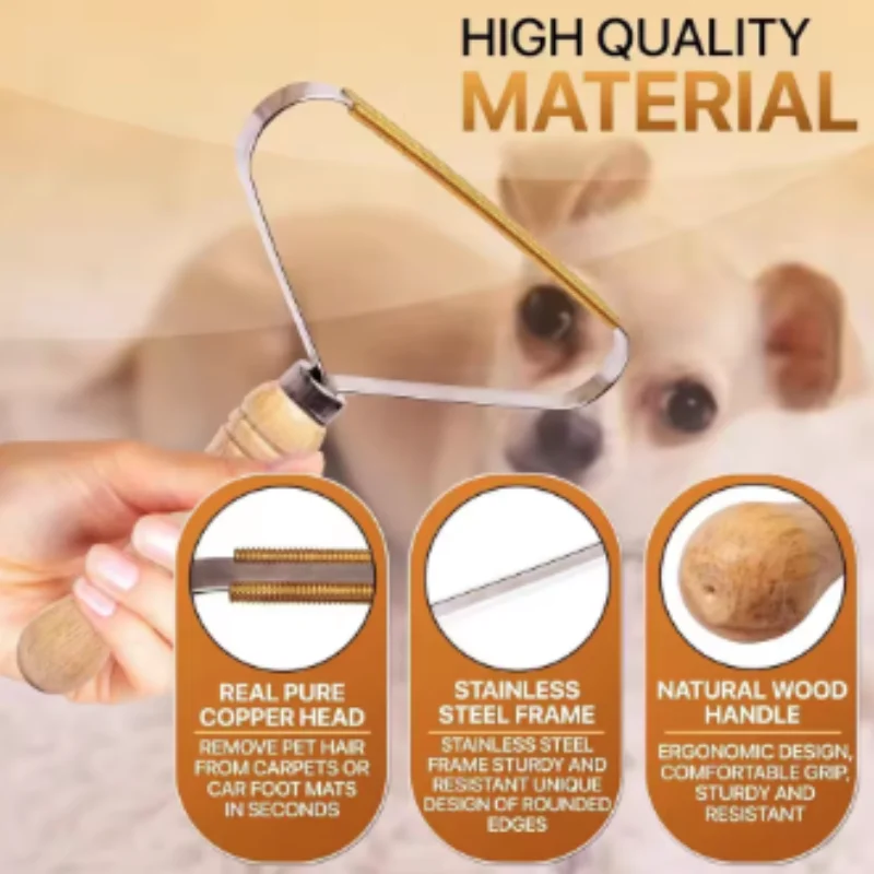 Cepillo Quitapelos Portátil para Gatos y Perros - imagen 3