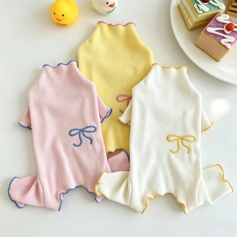 Mono con lazo para perros y gatos – Ropa suave para caniches
