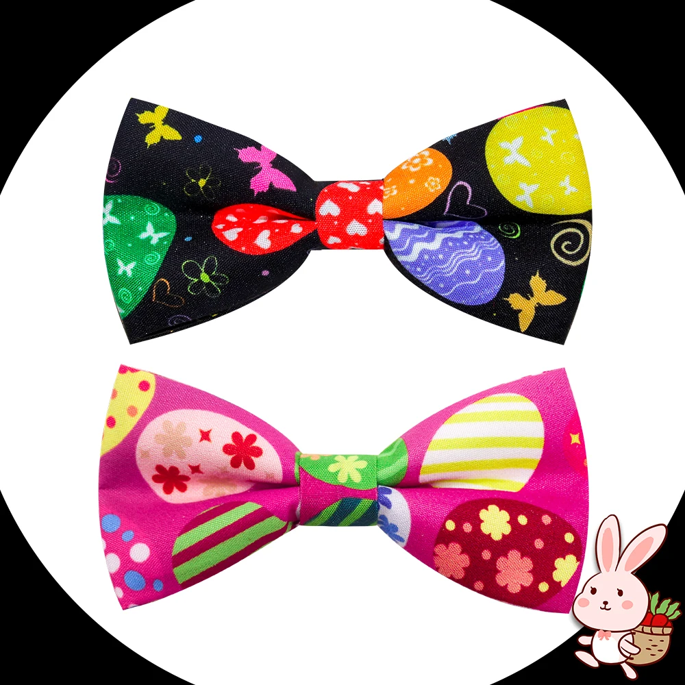 20/50 Uds. Pajaritas dobles para perros, pajarita extraíble de Pascua para perros, Collar para mascotas, accesorios para conejos y perros - imagen 5