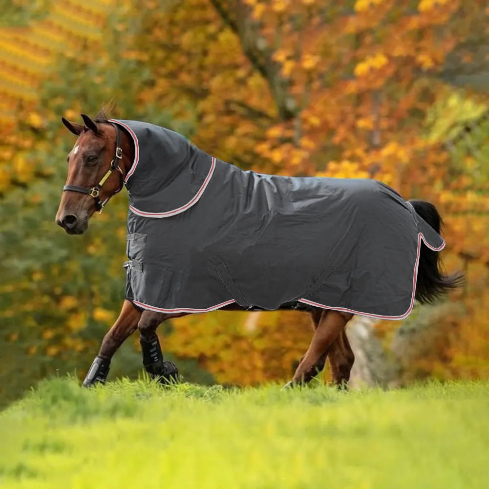 Manta invierno para caballo impermeable resistente viento cubrecuello - imagen 2