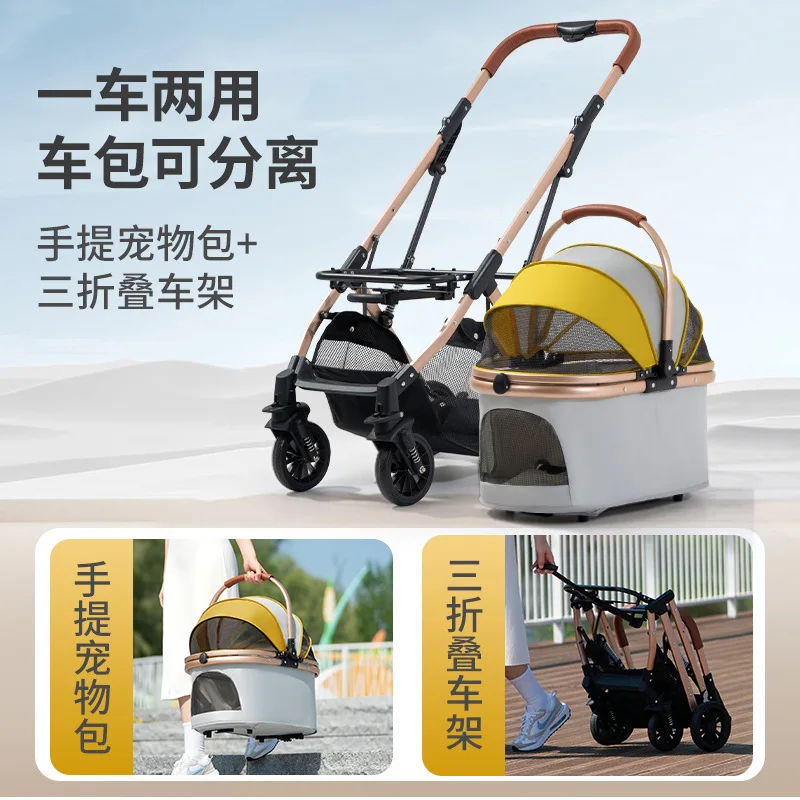 Transportín para perros pequeños y medianos – plegable portátil - imagen 4