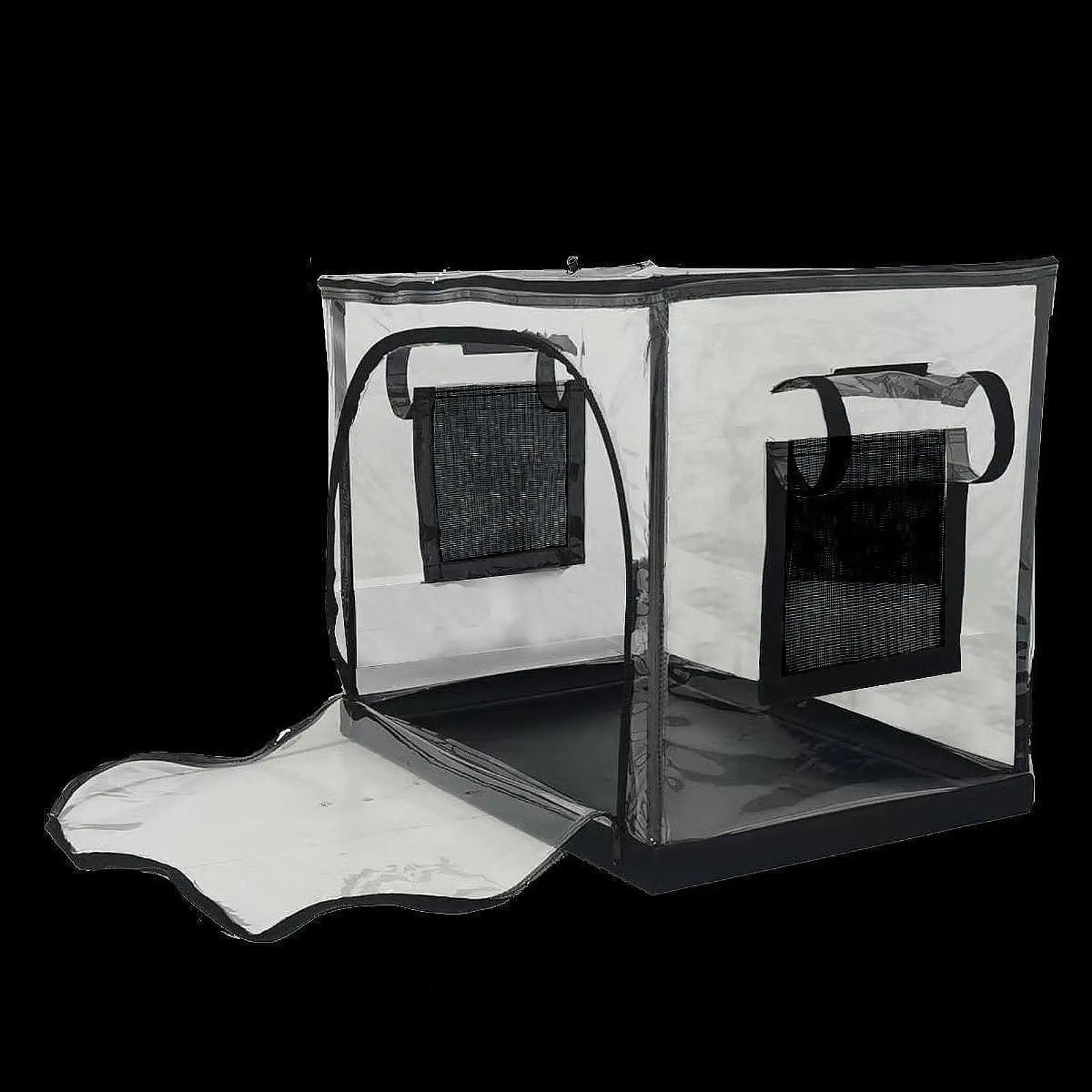 Reptile Feeding Box Easy to Observe Habitat Cage for Garden Farm Hermit Crab