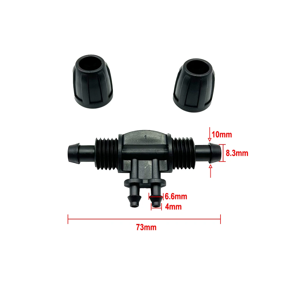Conector de manguera de jardín de riego, accesorio de sistema de riego por goteo, reductor de manguera, junta en T, tapón de codo, 8/11, 4/7mm - imagen 5