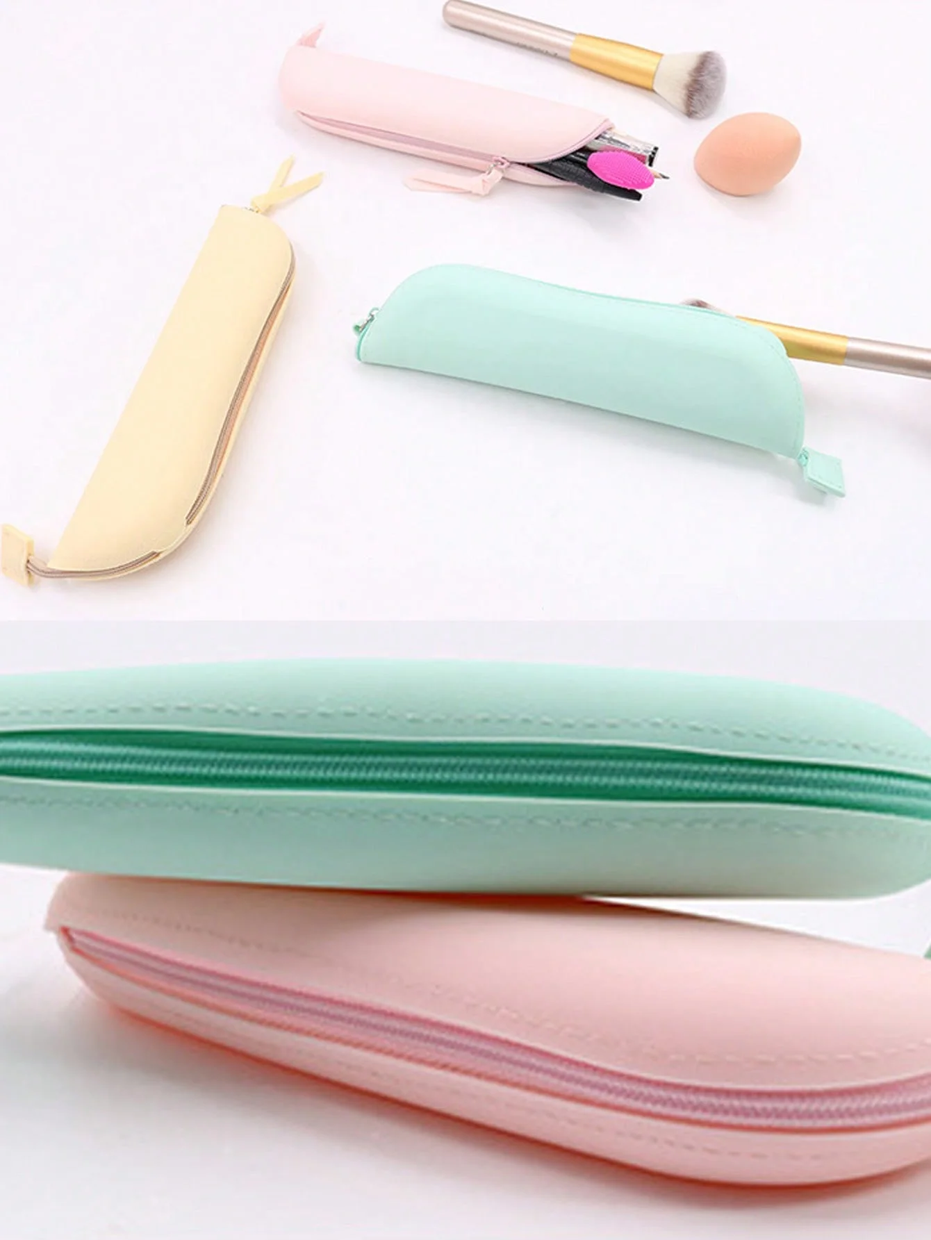Bolsa de cosméticos de silicona – Resistente al polvo y práctica para viajes - imagen 5