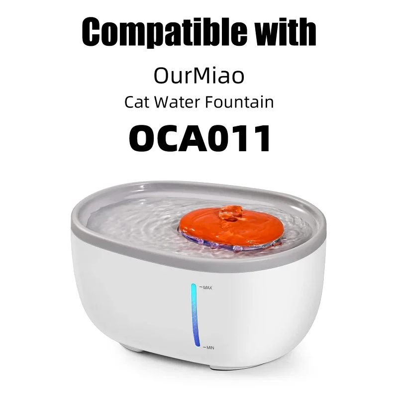 3 filtros con 3 espumas con sistema de filtración cuádruple para filtro de fuente para mascotas con fuente de agua para gatos y aguacate de 2,0 l - imagen 3