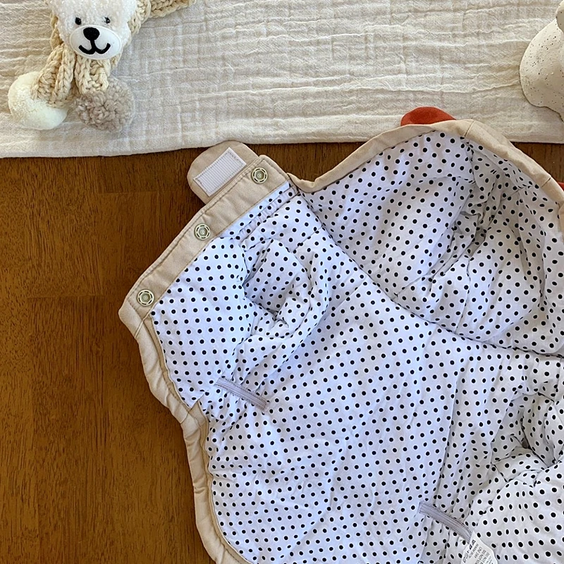 Ropa bonita para perros Ins, abrigo cálido de algodón para perros, chaqueta de lunares, ropa de invierno para perros pequeños, cachorros, ropa de Navidad para perros - imagen 5