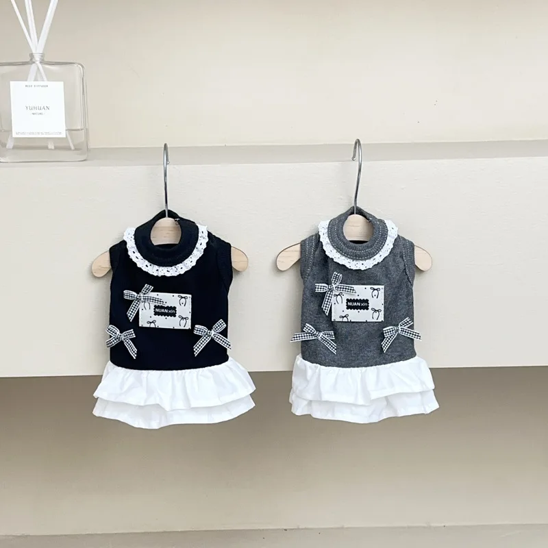 Vestido de primavera con encaje para gatos y perros – estilo princesa - imagen 5