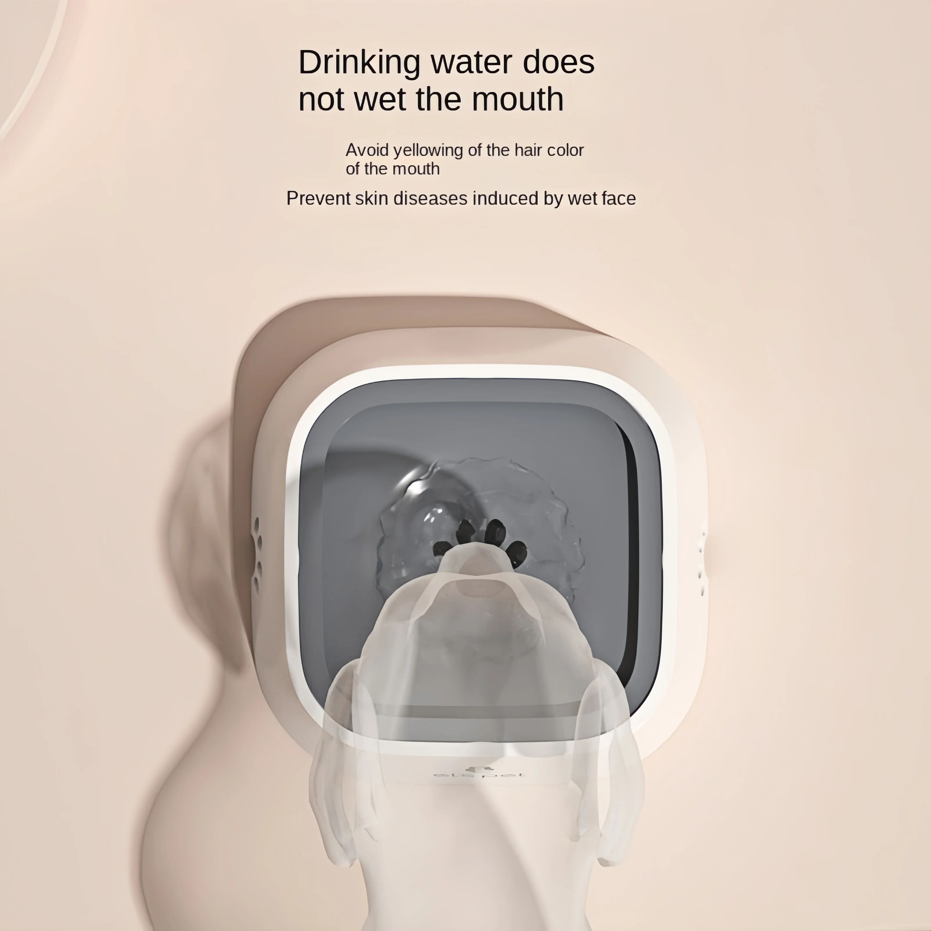 Cuenco de agua potable para perros, cuenco flotante sin húmedo para gatos sin derrames, dispensador de agua potable, cuenco de plástico antiobstrucción para perros - imagen 4