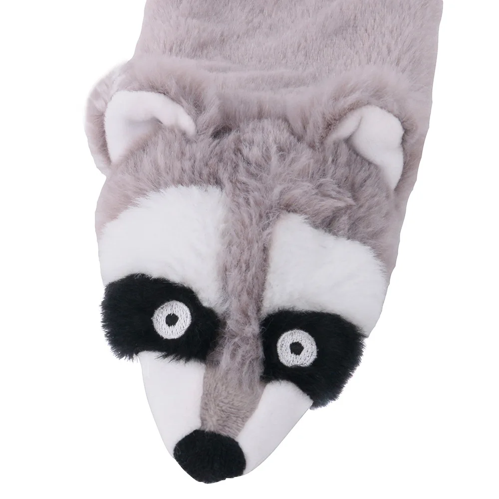 Juguete de peluche para perro, conjunto de tres piezas de piel de Animal de felpa, sin relleno, sonido chirriante - imagen 2