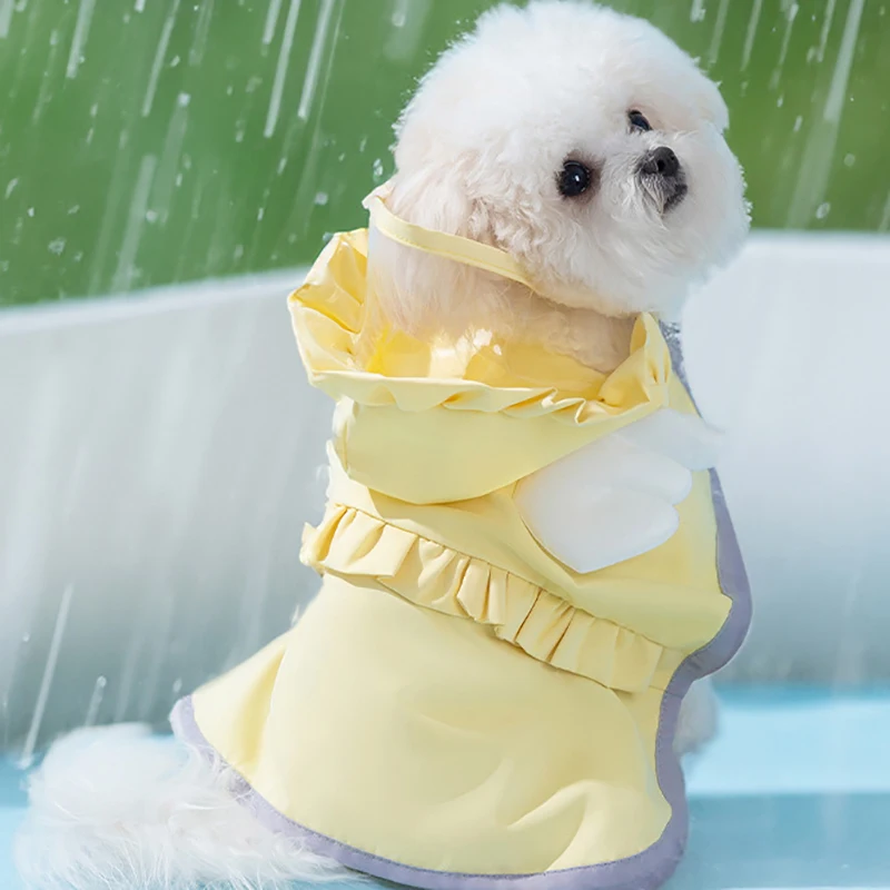 Chubasquero impermeable para perros pequeños, ropa impermeable para cachorros, chubasquero de secado rápido, S-XXXL - imagen 2