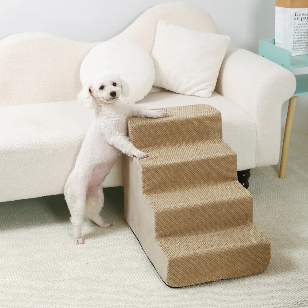 Escalera de esponja para perros pequeños y gatos – Sube al sofá o cama - imagen 3