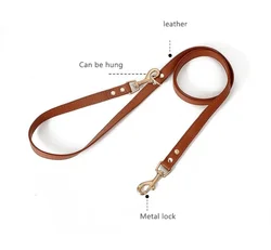 Collar personalizado con nombre para perro y correa multifuncional