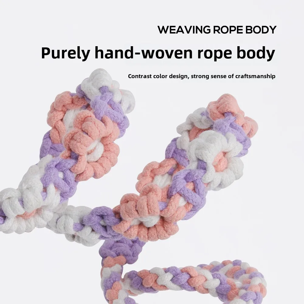 Correa de nailon tejida a mano de lujo para perro, patrón retorcido colorido con decoración de cinta, equipo Ersonalizado para mascotas para caminar - imagen 4