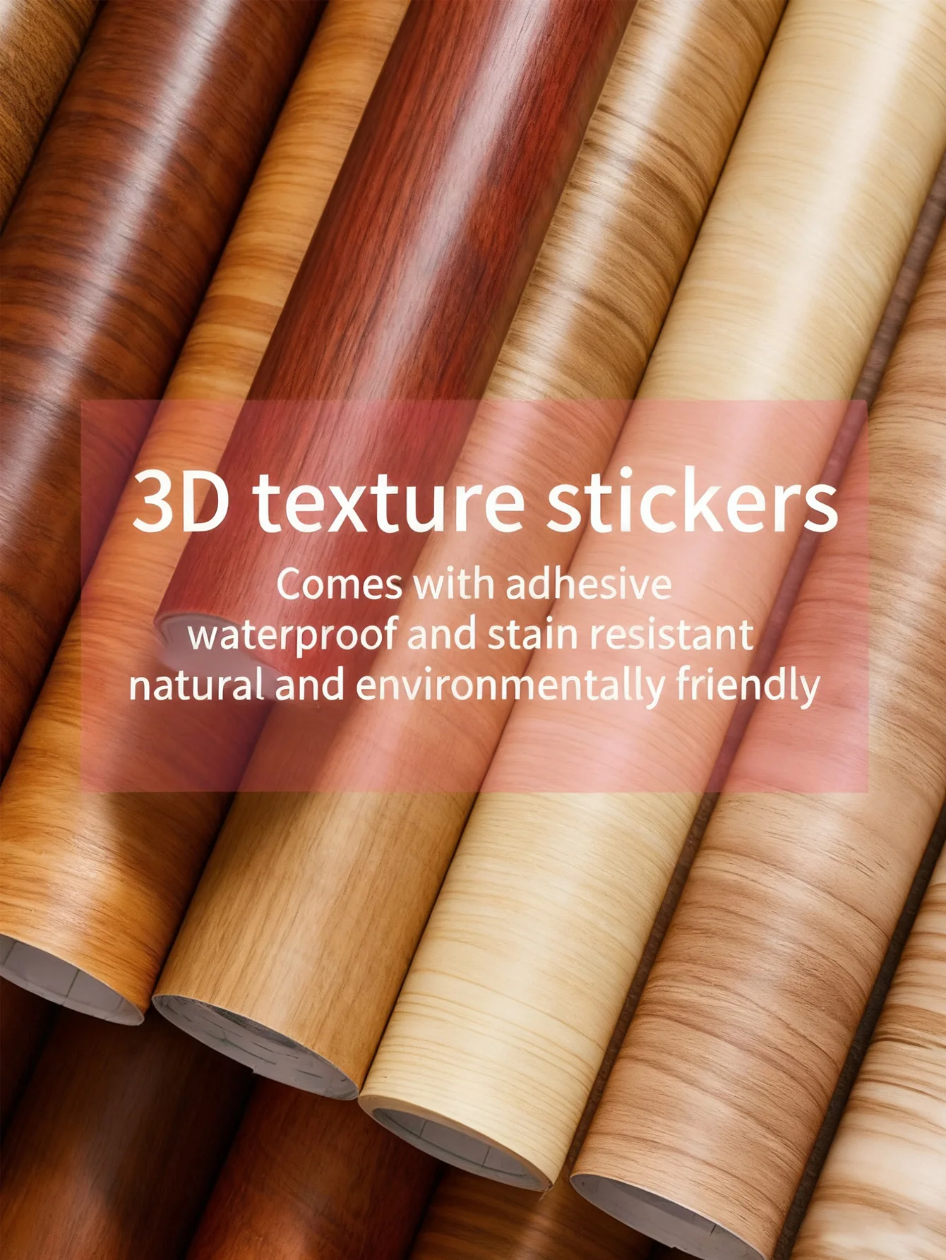 1 rollo de pegatinas de renovación, pegatinas de película de grano de madera, grano de madera sintética autoadhesivo para armarios, puertas de madera, gabinetes, mesas de madera, papel tapiz de suelo, papel tapiz de 15,7 pulgadas X 78,7 pulgadas - imagen 4