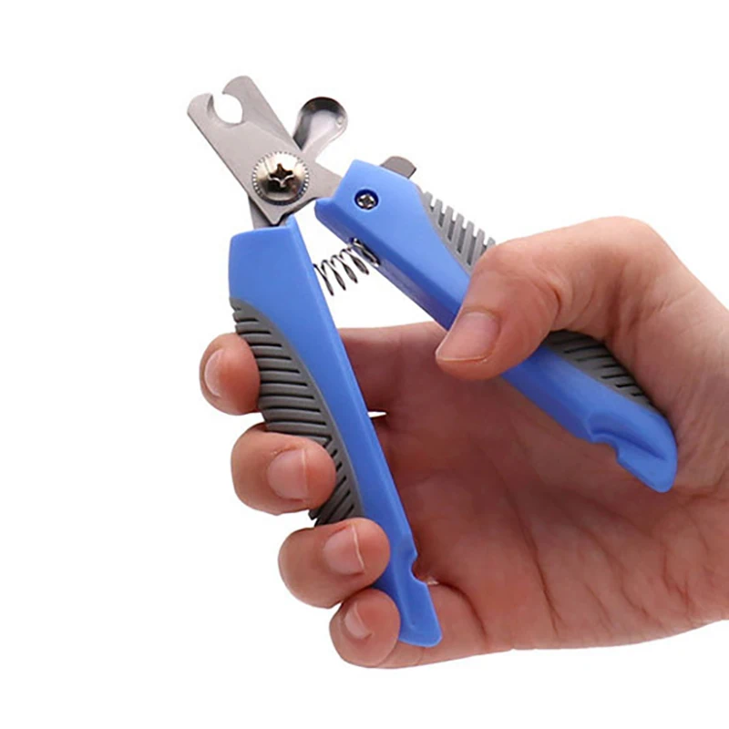 Cortauñas y recortadores para perros y gatos con protector de seguridad, lima de uñas gratis para perros medianos y grandes, herramienta de aseo profesional para mascotas - imagen 2