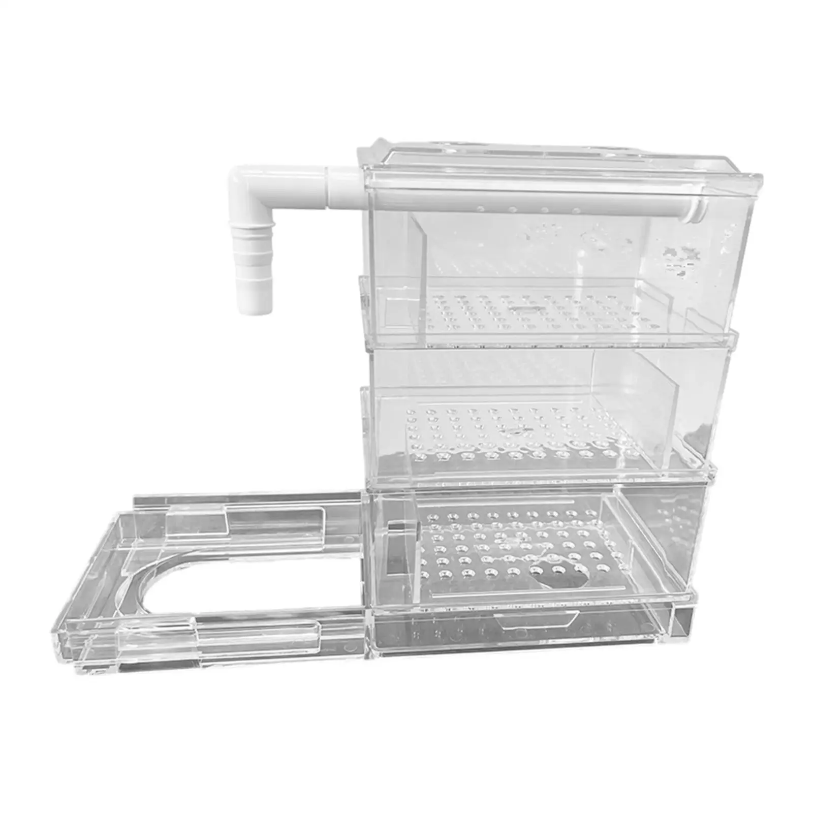 Aquarium Filter Drip Box Overflow Pipe Filter Circulation Water Cleaning Multi Layer Filtration Device Fish Tank Top Filter Aquarium Filter Drip Box Overflow Pipe Filter Circulation Water Cleaning Multi Layer Filtration Device Fish Tank Top Filter