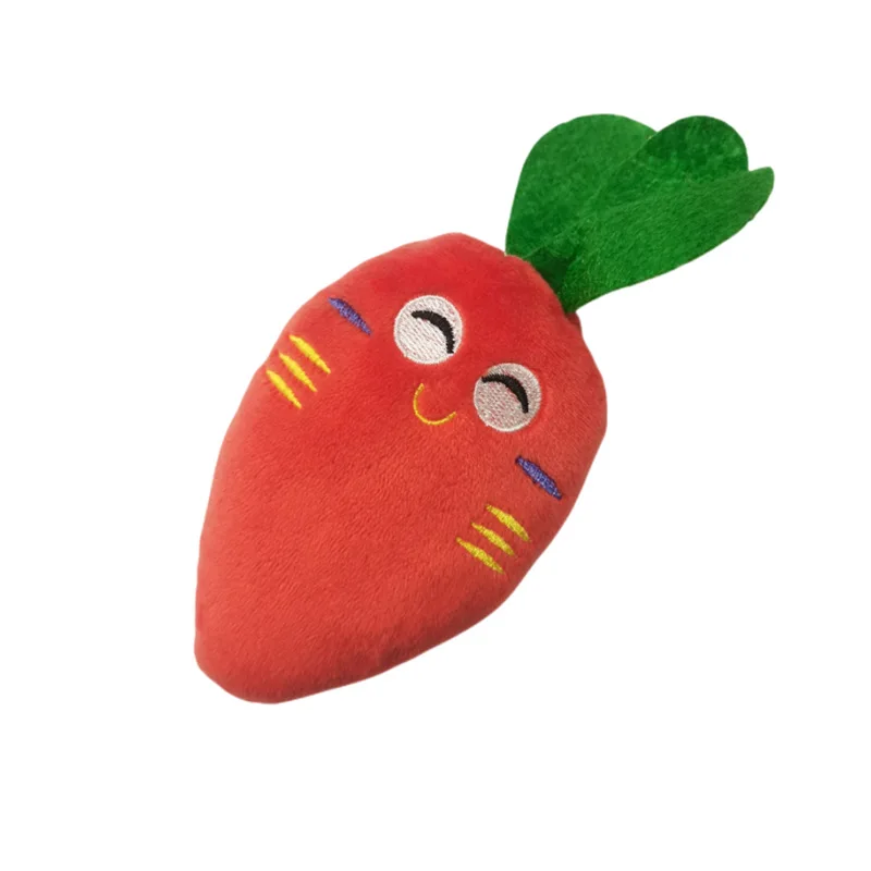 Gules-juguetes de terciopelo de cristal suave para perro, zanahoria, vocalización, resistencia a mordedura Molar, dientes limpios, perro, gato, artículos para mascotas - imagen 4