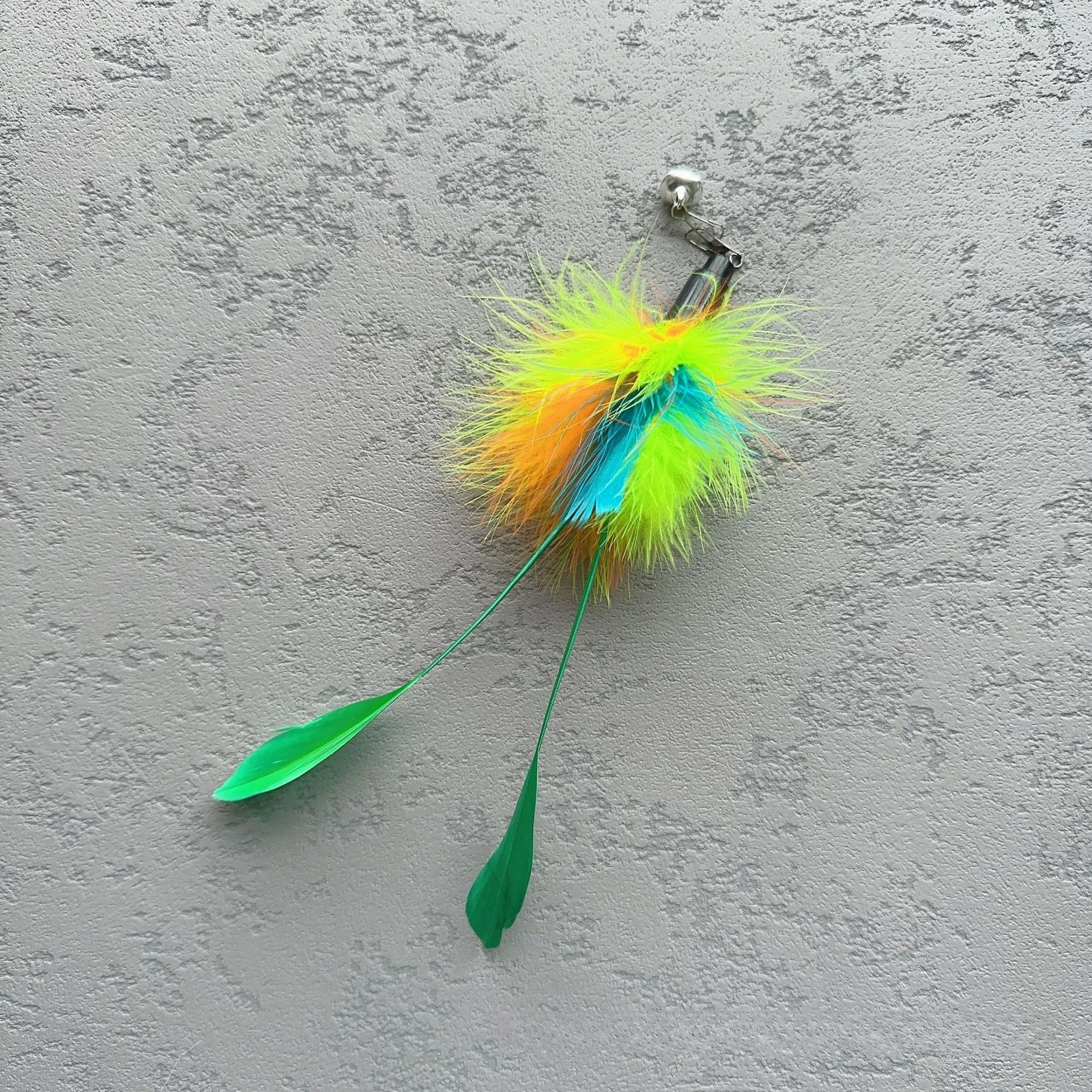 Cola zorro peluche plumas suave – Repuesto juguete gato interactivo - imagen 4