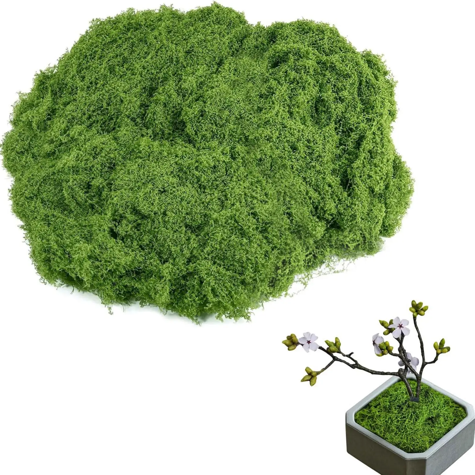 100g Faux Greenery, Artificial Green Plants, Patio, Artificial Grass Potted